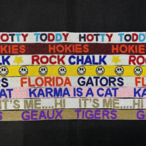 College Pride Beaded Straps