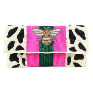 Bee Luxe Beaded Clutch