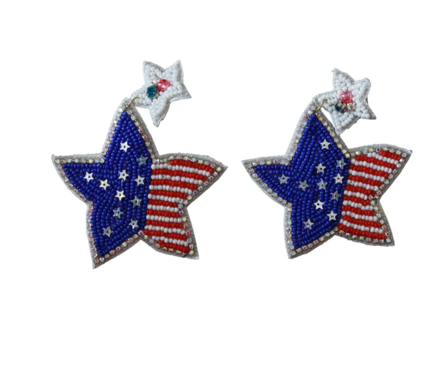 Star-Spangled Earrings