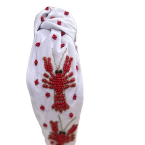 Coastal Charm Lobster Beaded Headband