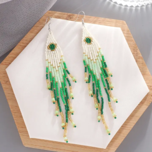 Enchanted Forest Fringe Earrings