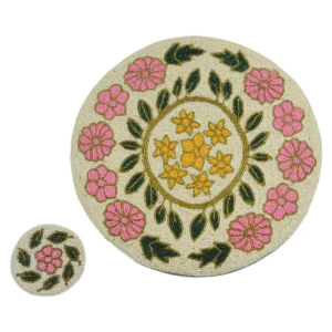 Spring Blossom Beaded Placemat Set