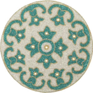 Emerald Grace Beaded Placemat