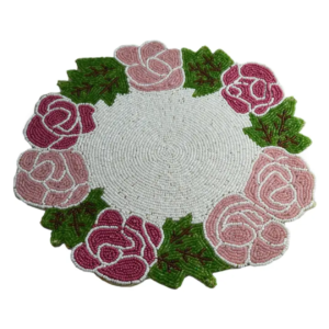 Rose Garden Beaded Placemat