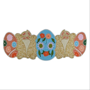 Floral Easter Egg Table Runner