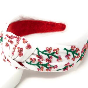 Blossom Berry Beaded Floral Headband