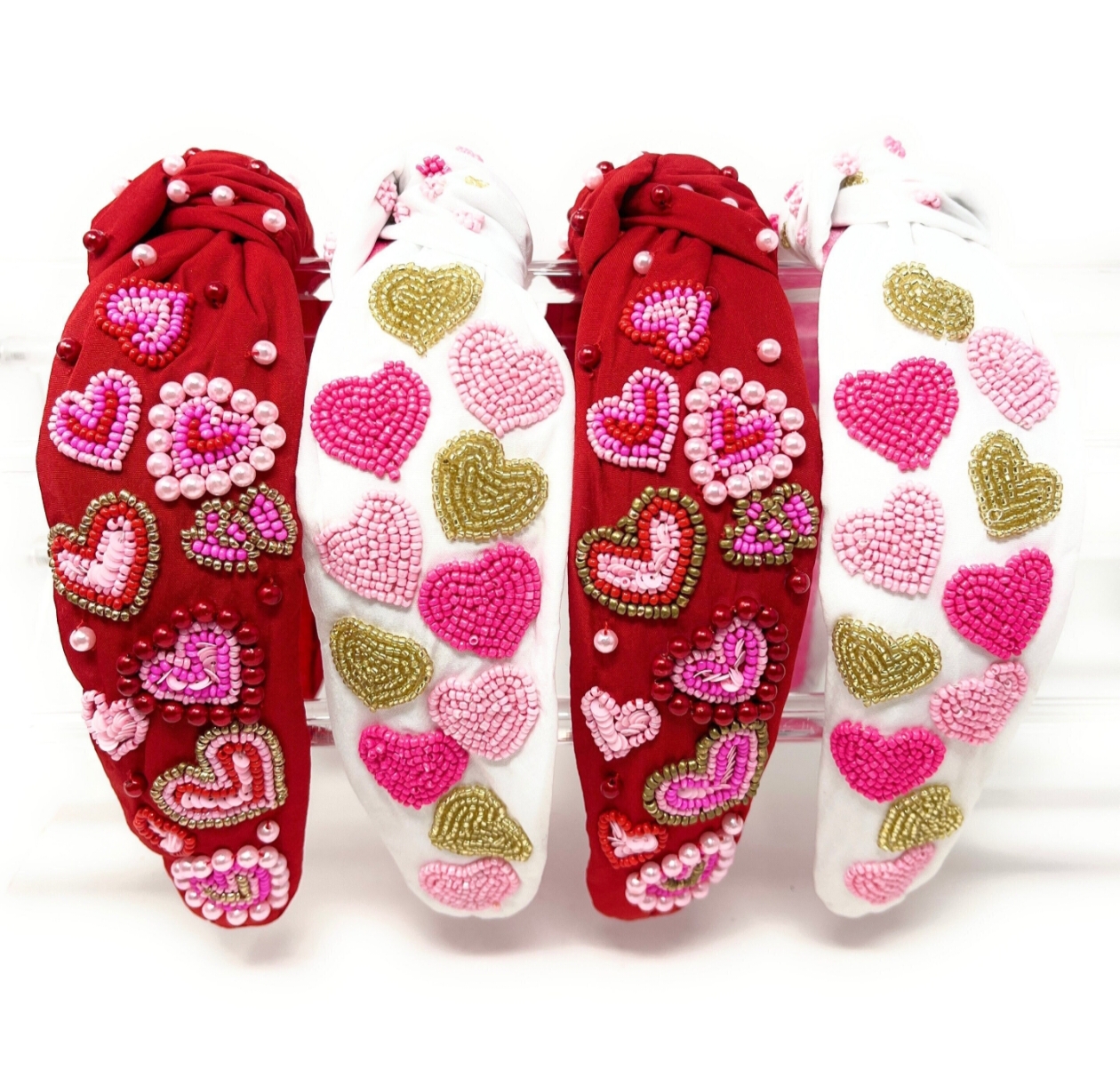 Sparkling Love Beaded Headbands