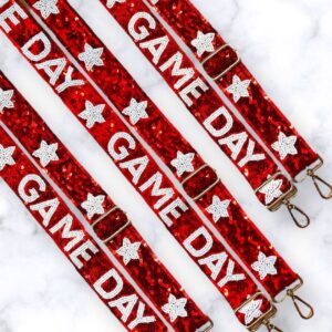 Red Sparkle Gameday Strap