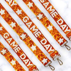 Orange Sparkle Star Strap