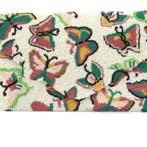 Butterfly Bliss Beaded Purse