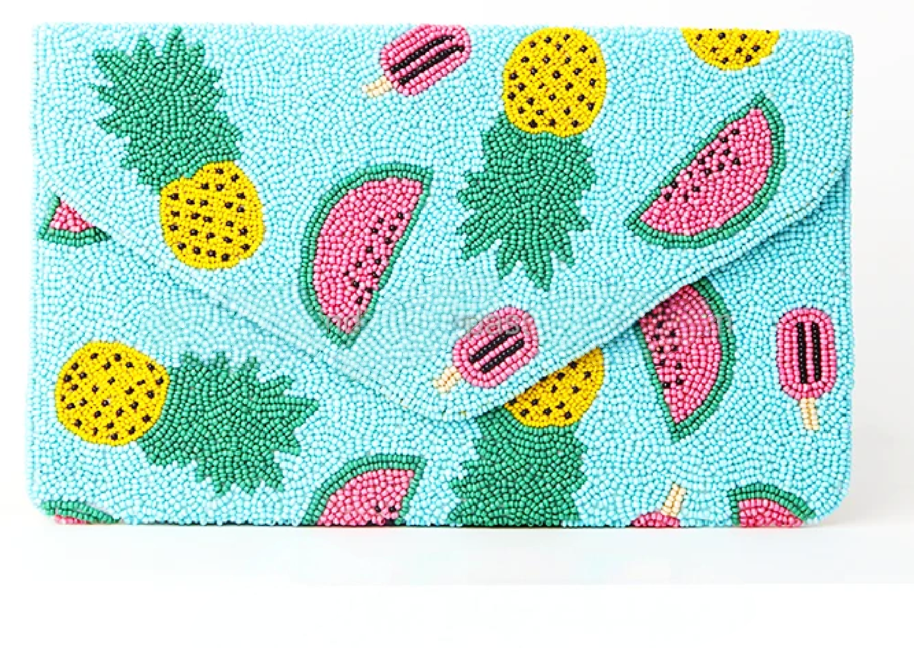 Tropical Paradise Beaded Clutch