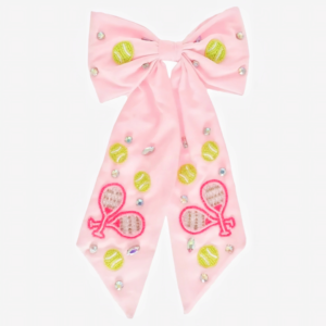 Pink Tennis Lover's Bow