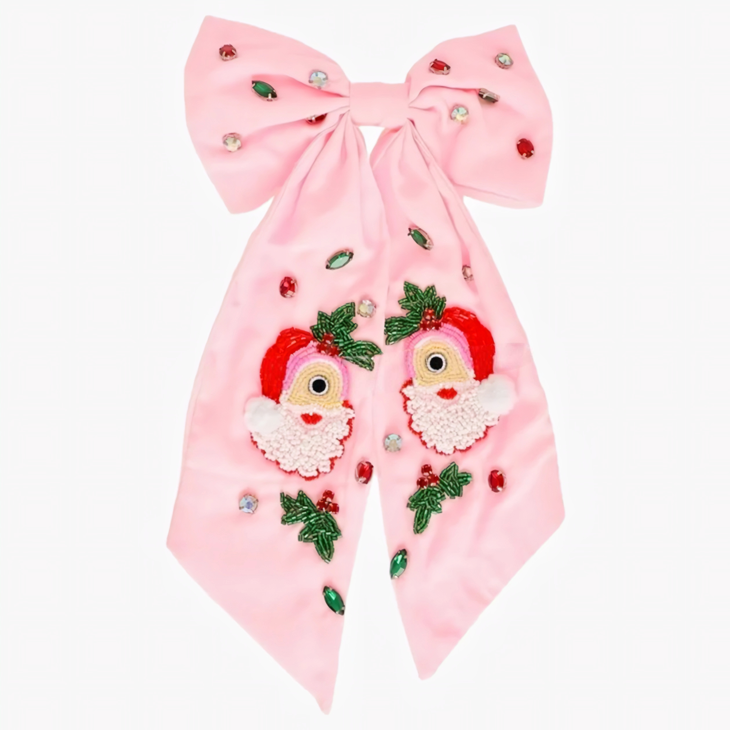 Santa’s Festive Pink Bow