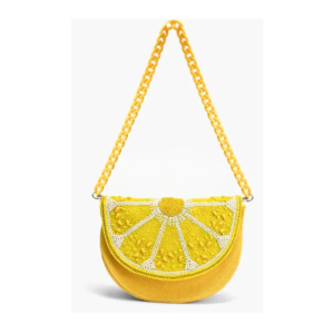 Sunny Citrus Beaded Purse