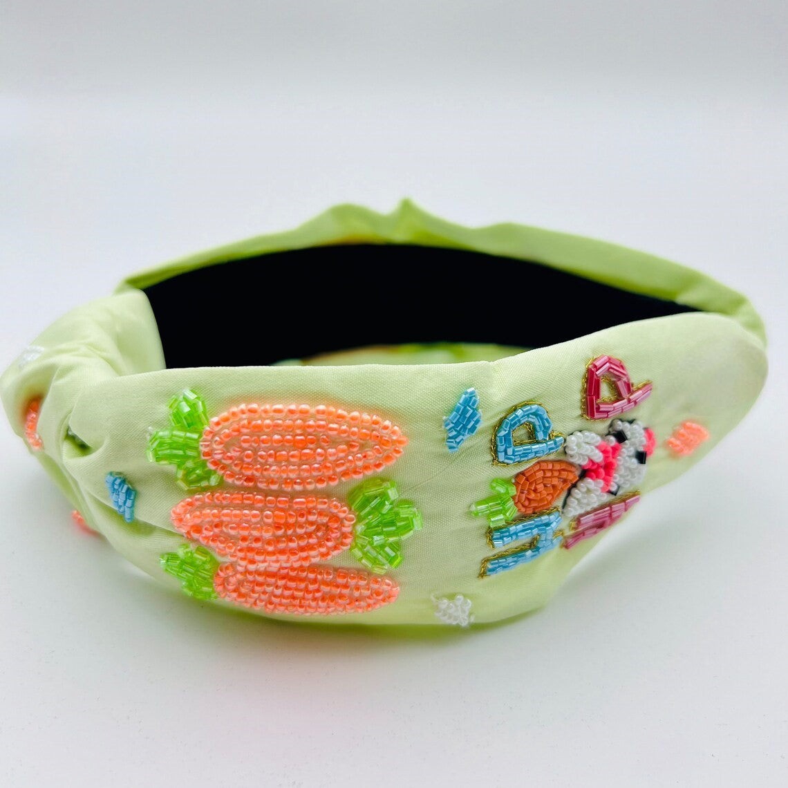 Beaded Bunny Easter Headband