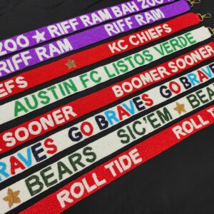 Bold Beaded Strap Set: From Riff Ram to Roll Tide