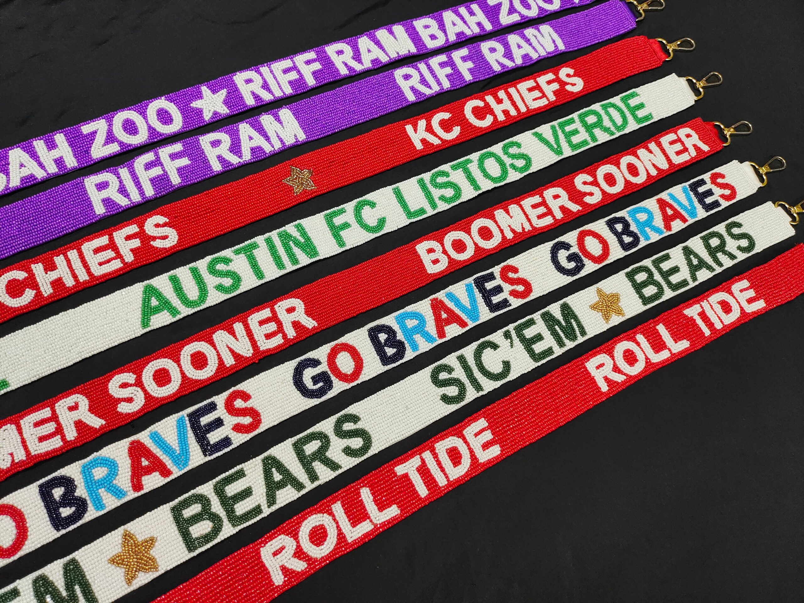 Bold Beaded Strap Set: From Riff Ram to Roll Tide