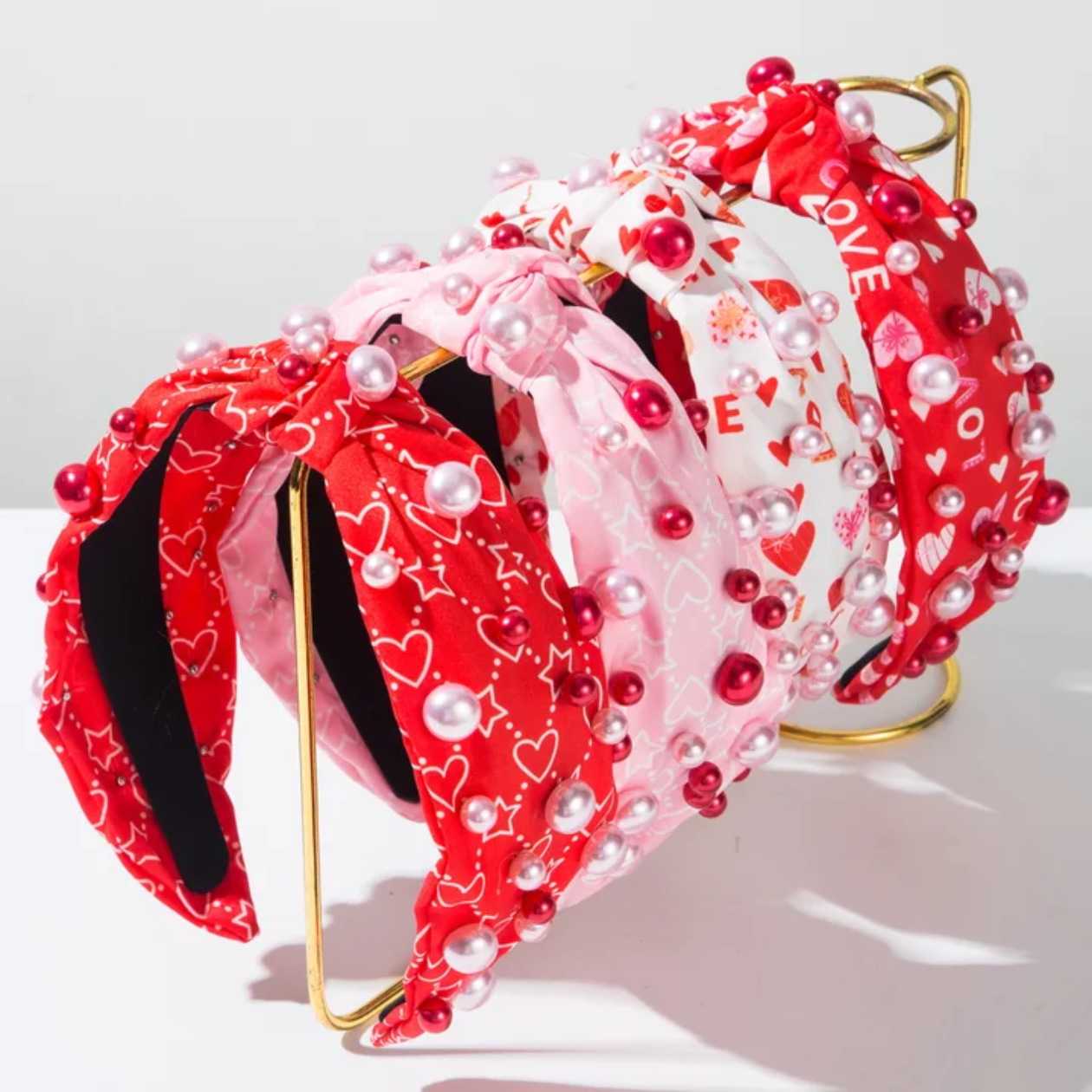 Sweetheart Pearl Headband Set