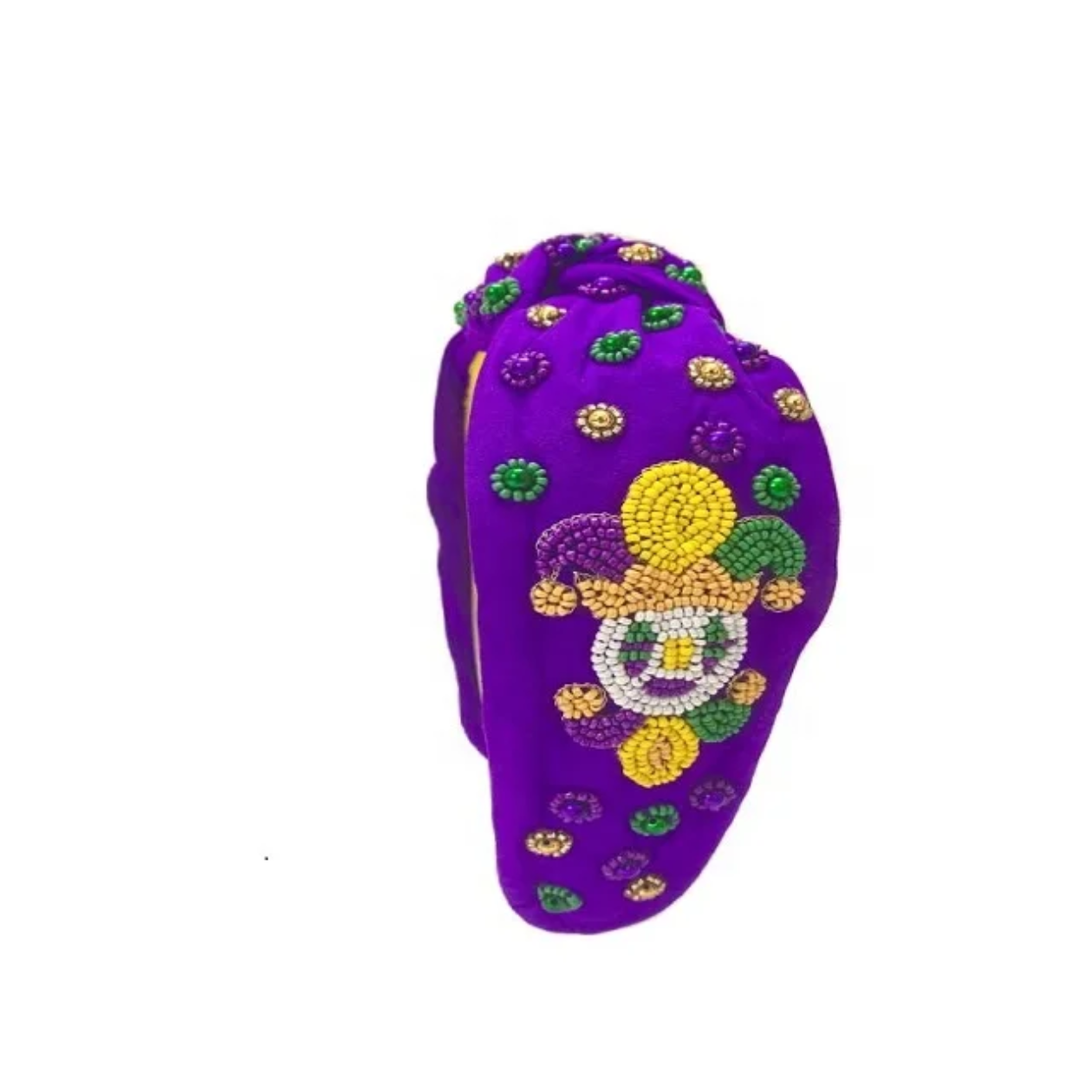 Carnival Jester Beaded Headband
