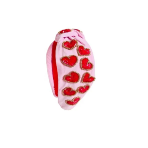 Hearts Aflutter Blush Headband