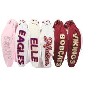 Personalized Name Beaded Headbands