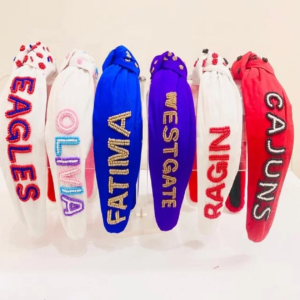 School Pride Headbands – Customizable & Stylish