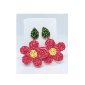 Blossom Bloom Beaded Earrings