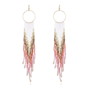 Harvest Sunset Fringe Earrings