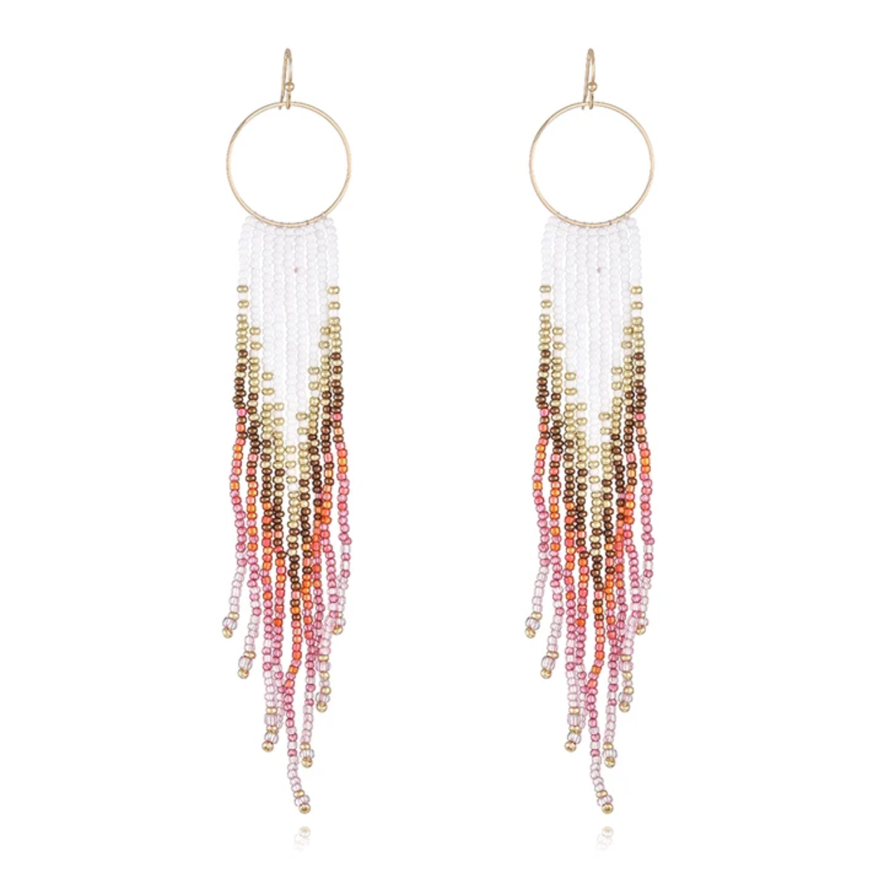 Harvest Sunset Fringe Earrings