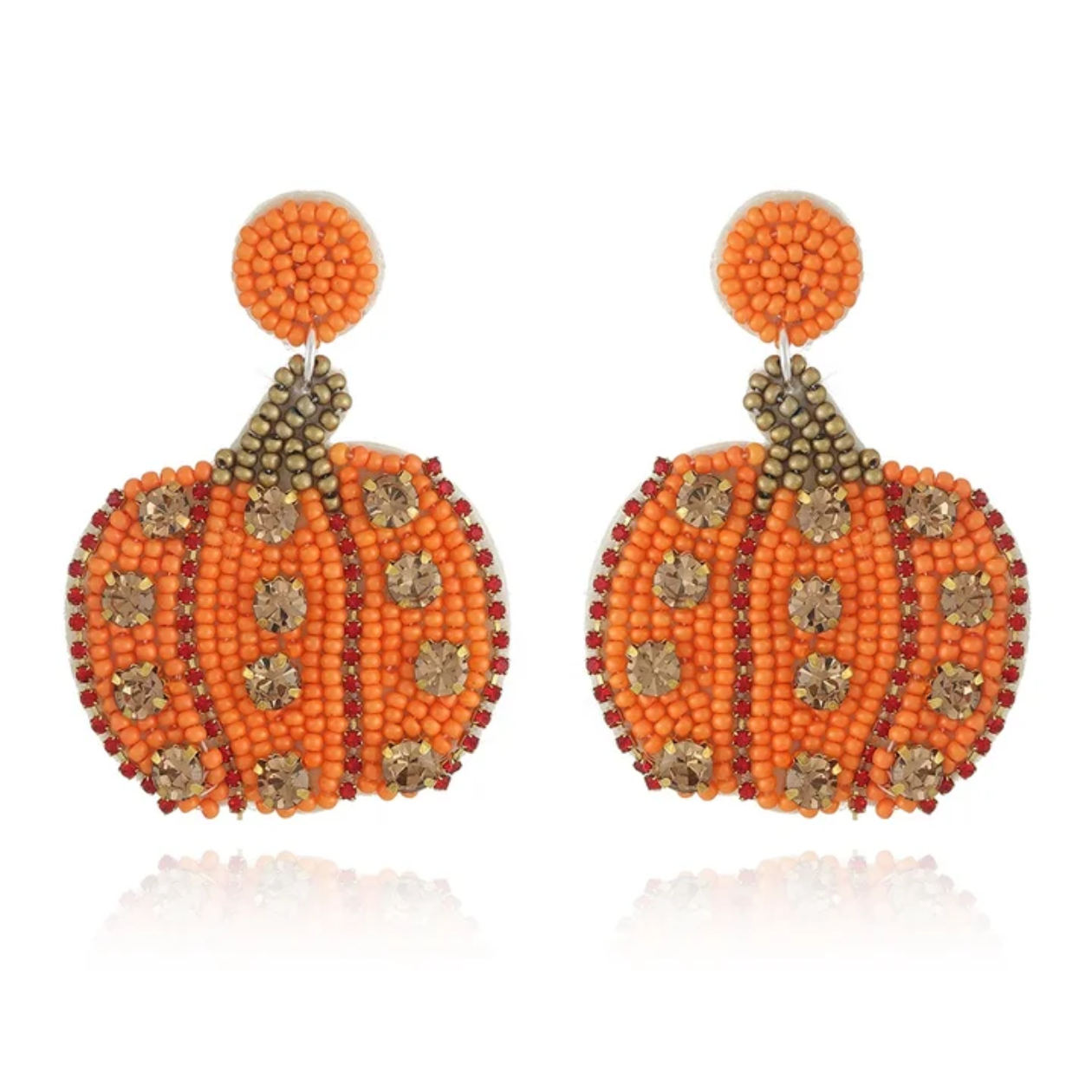 Glam Pumpkin Patch Earrings