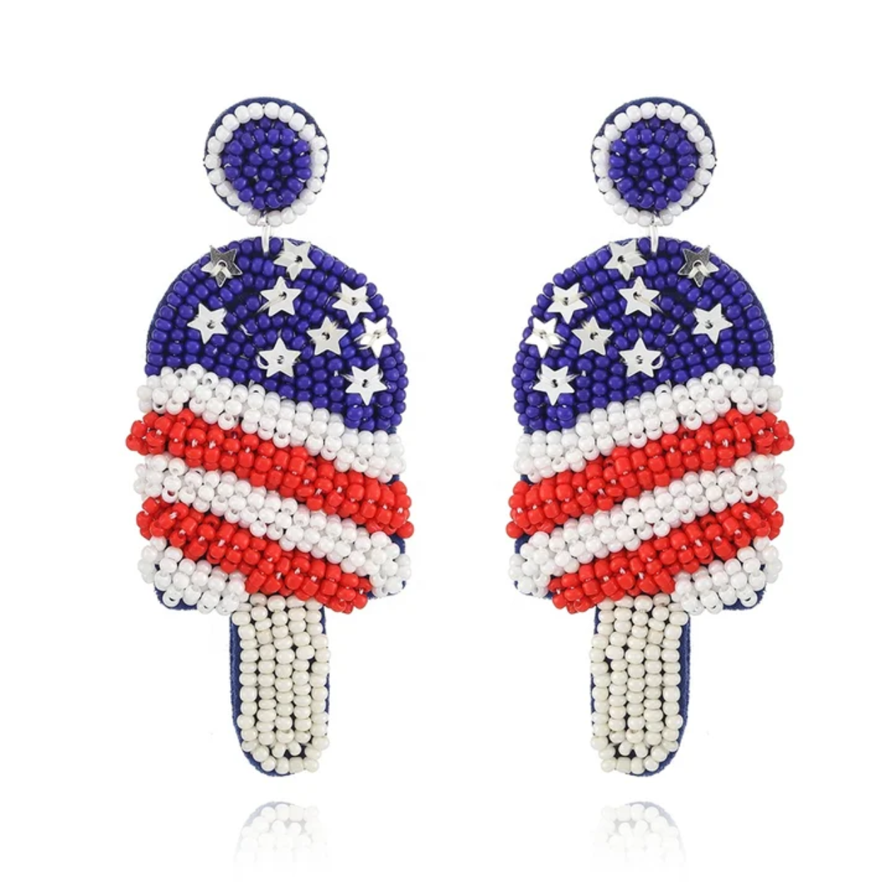 Patriotic Popsicle Earrings