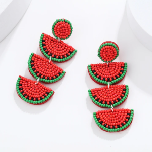 Juicy Melon Dangle Earrings
