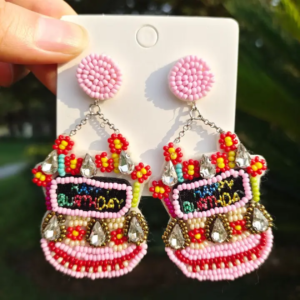 Birthday Cake Statement Earrings