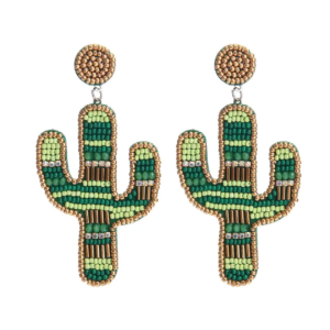 Desert Bloom Cactus Earrings
