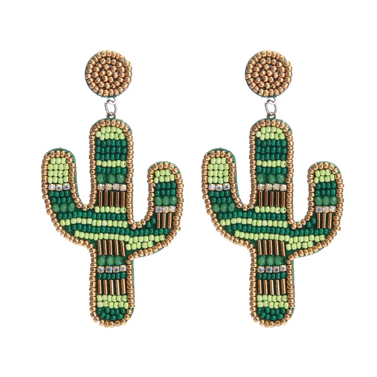 Desert Bloom Cactus Earrings