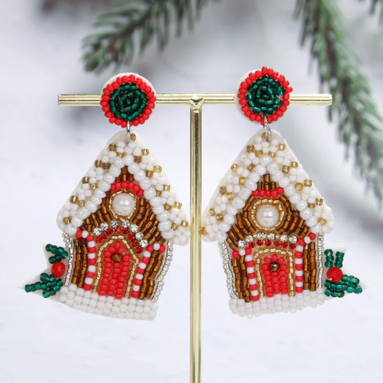 Gingerbread Cottage Earrings