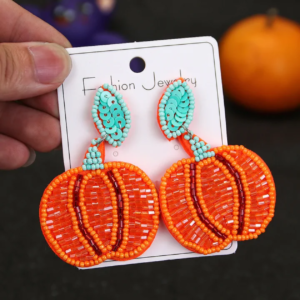 Harvest Pumpkin Earrings