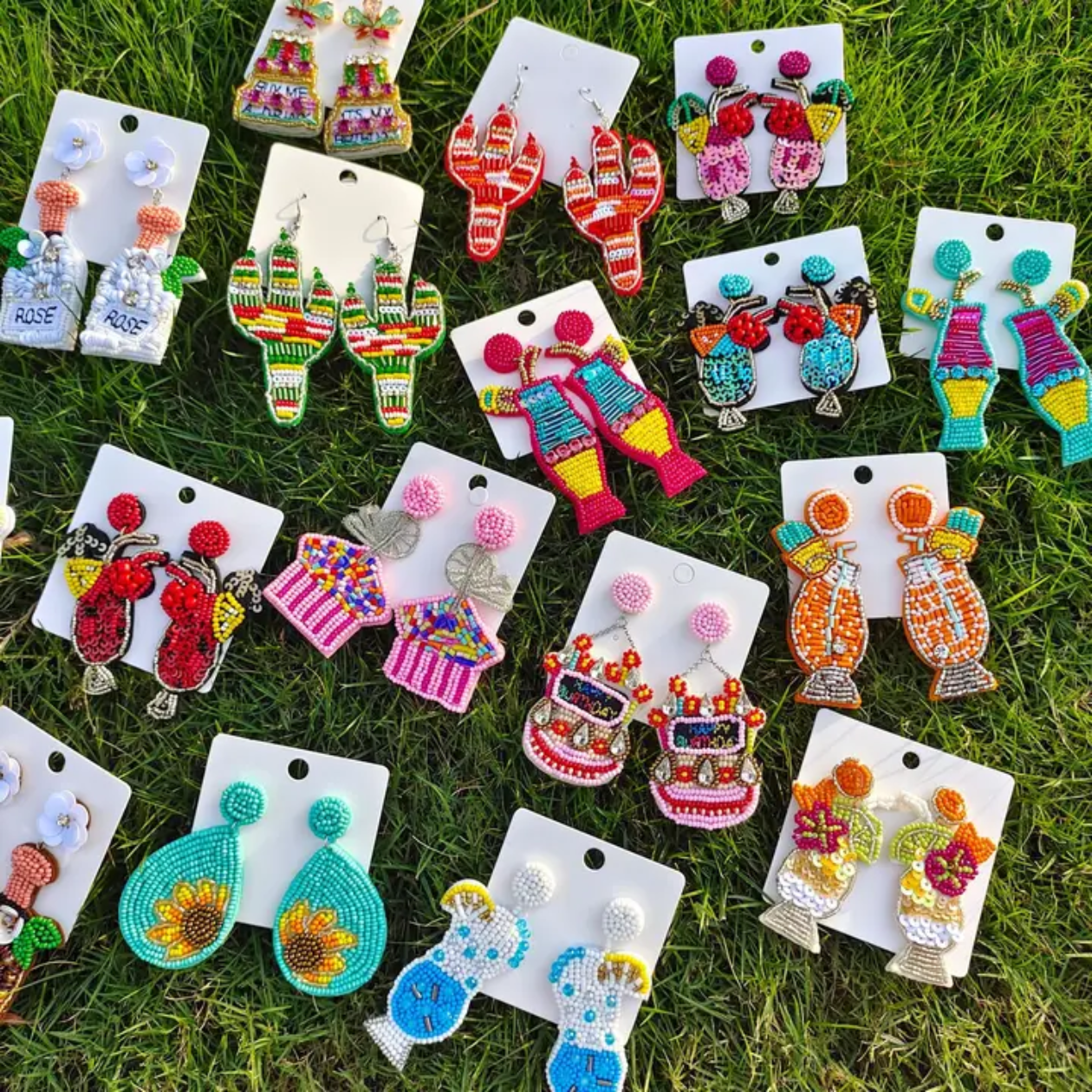 Sunset Sangria Earrings