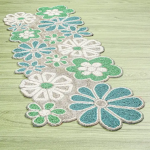 Blooming Meadow Beaded Table Runner