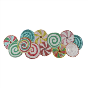 Candy Swirl Beaded Runner