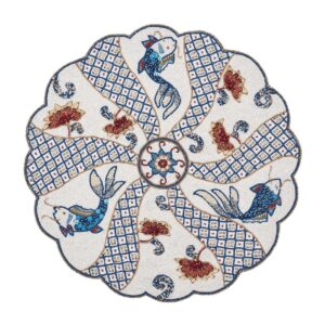 Koi Serenity Beaded Placemat