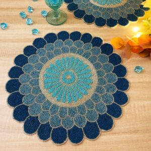 Royal Bloom Beaded Placemat