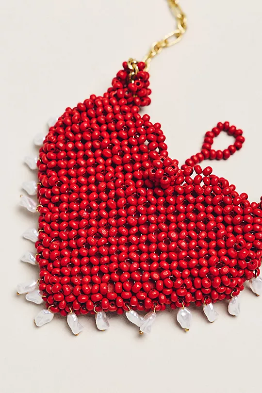 ALÉMAIS Carmelo Beaded Crossbody Bag - Image 3