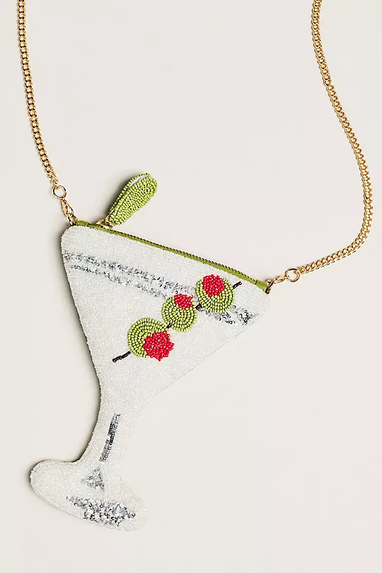 Beaded Icon Crossbody Bag