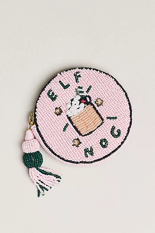 Nephthys Illustrated Beaded Round Coin Purse - Image 2