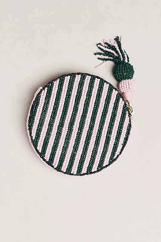 Nephthys Illustrated Beaded Round Coin Purse - Image 3