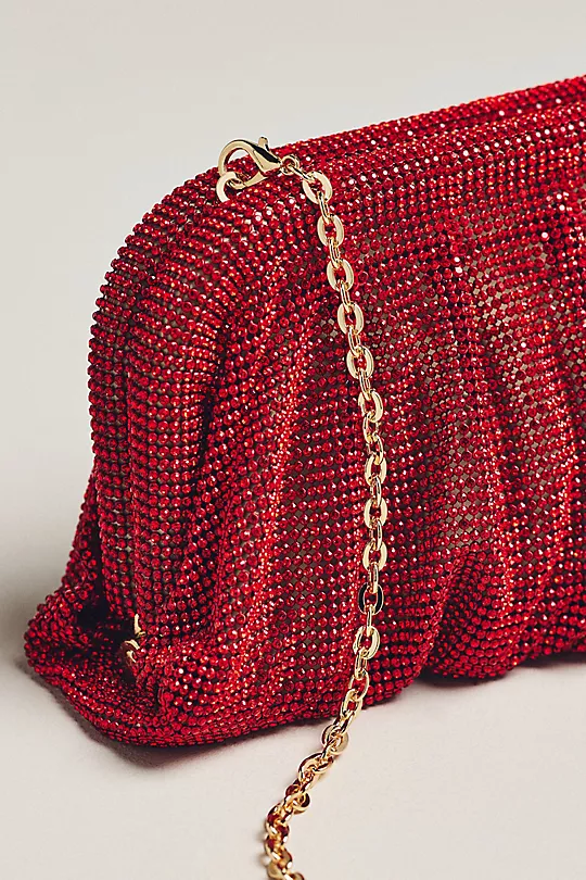 Rae of Light Crystal Embellished Clutch