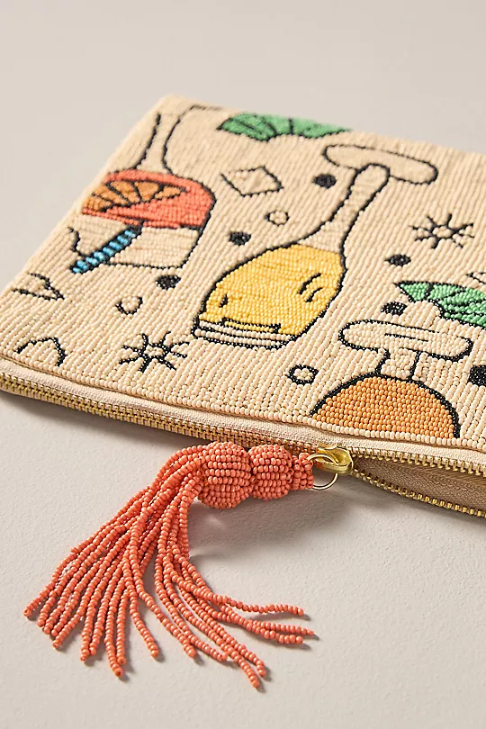 The Fiona Large Beaded Pouch - Image 3