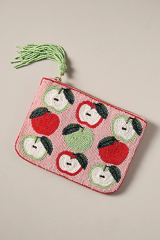 The Fiona Medium Beaded Pouch