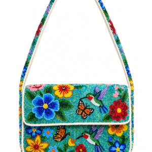 The Fiona Beaded Bag: Flower Edition